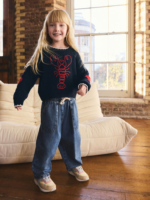 Navy Lobster Jumper (3-16yrs)