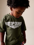 Khaki Green Top Gun Short Sleeve T-Shirt (3mths-8yrs)