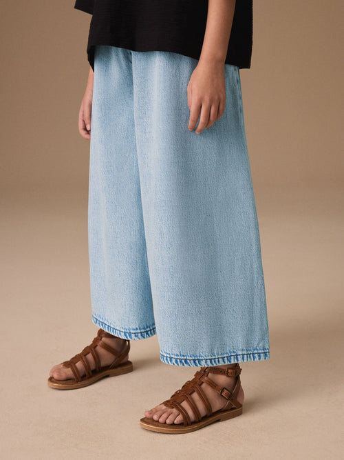 Light Denim Culotte Trousers (3-16yrs)