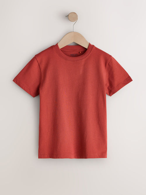 Rust Red Short Sleeve T-Shirt (3-16yrs)