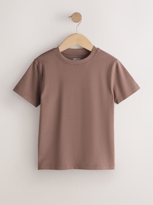 Mink Brown Short Sleeve T-Shirt (3-16yrs)