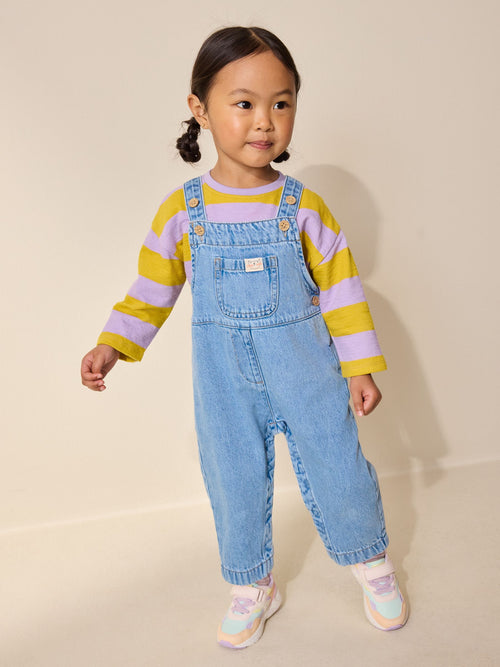 Mid Blue Denim Dungarees (3mths-7yrs)