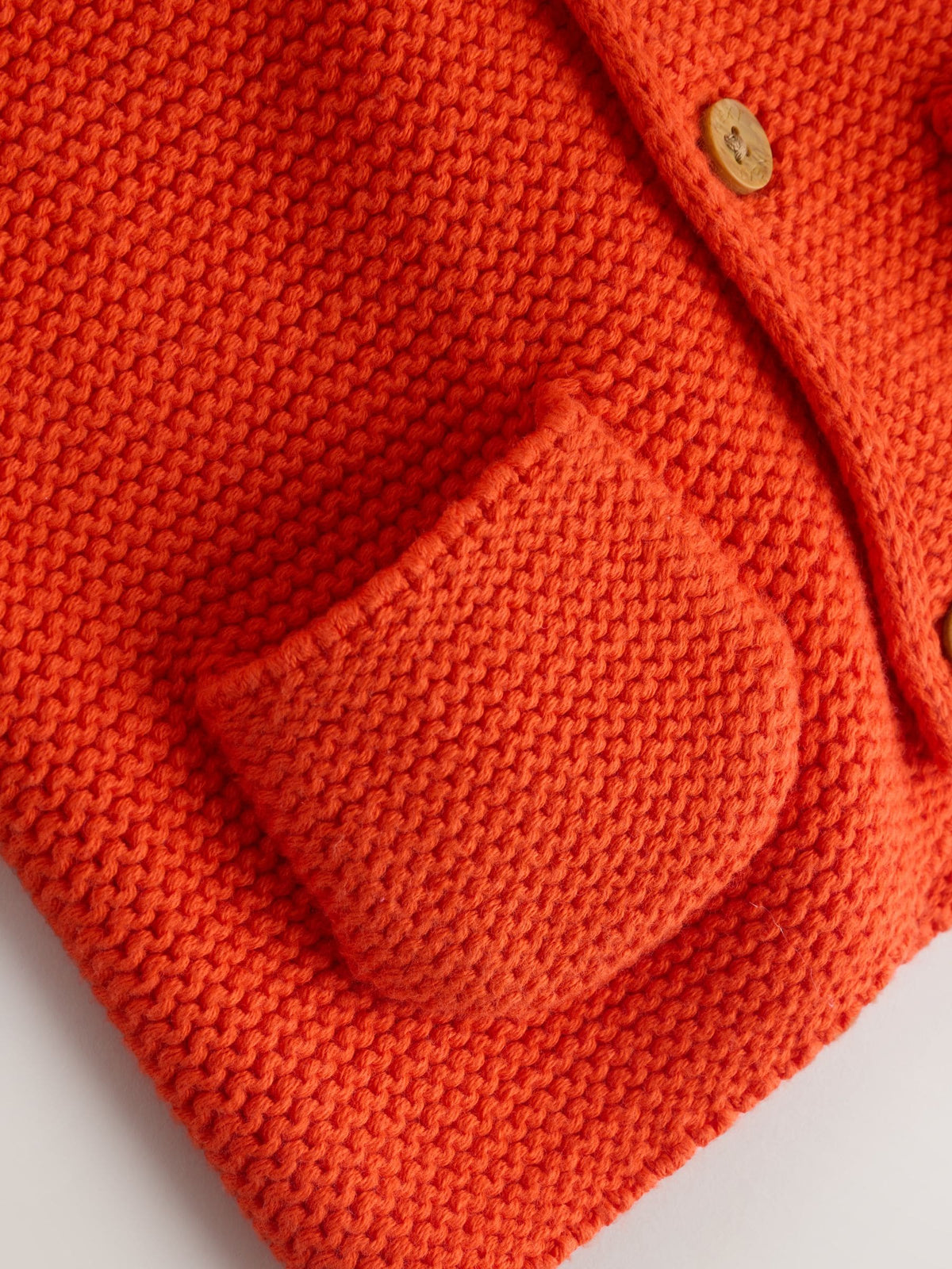 Orange Knitted Baby Cardigan (0mths-2yrs)