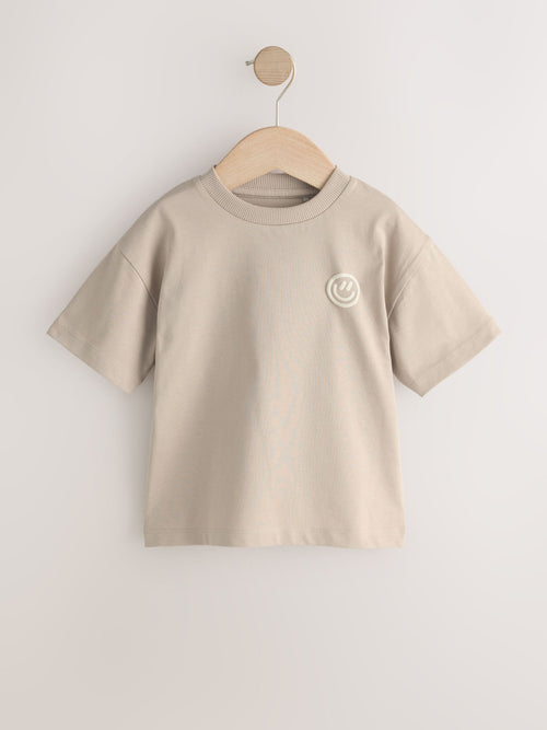 Cement Smile Short Sleeve Small Graphic T-Shirt (3mths-7yrs)