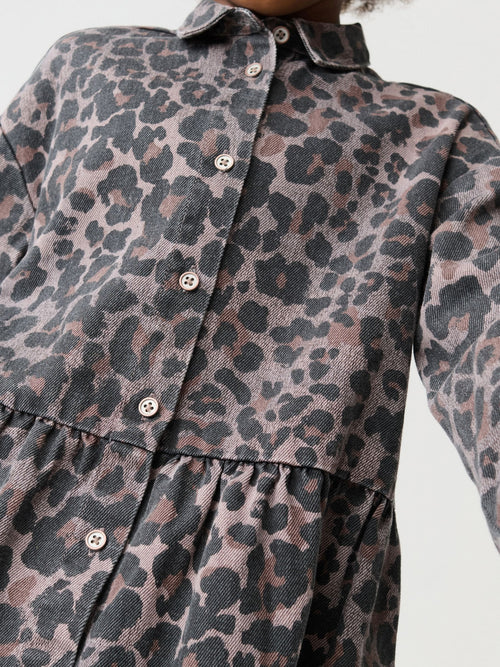 Animal Shirt Dress (3-16yrs)