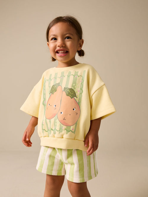 Green Fruit Top and Shorts Set (3mths-7yrs)
