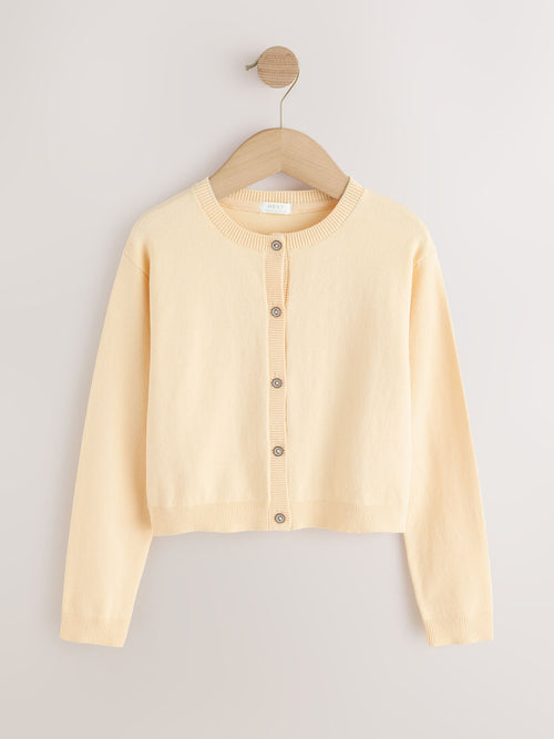 Yellow Button Up Cardigan (3mths-16yrs)