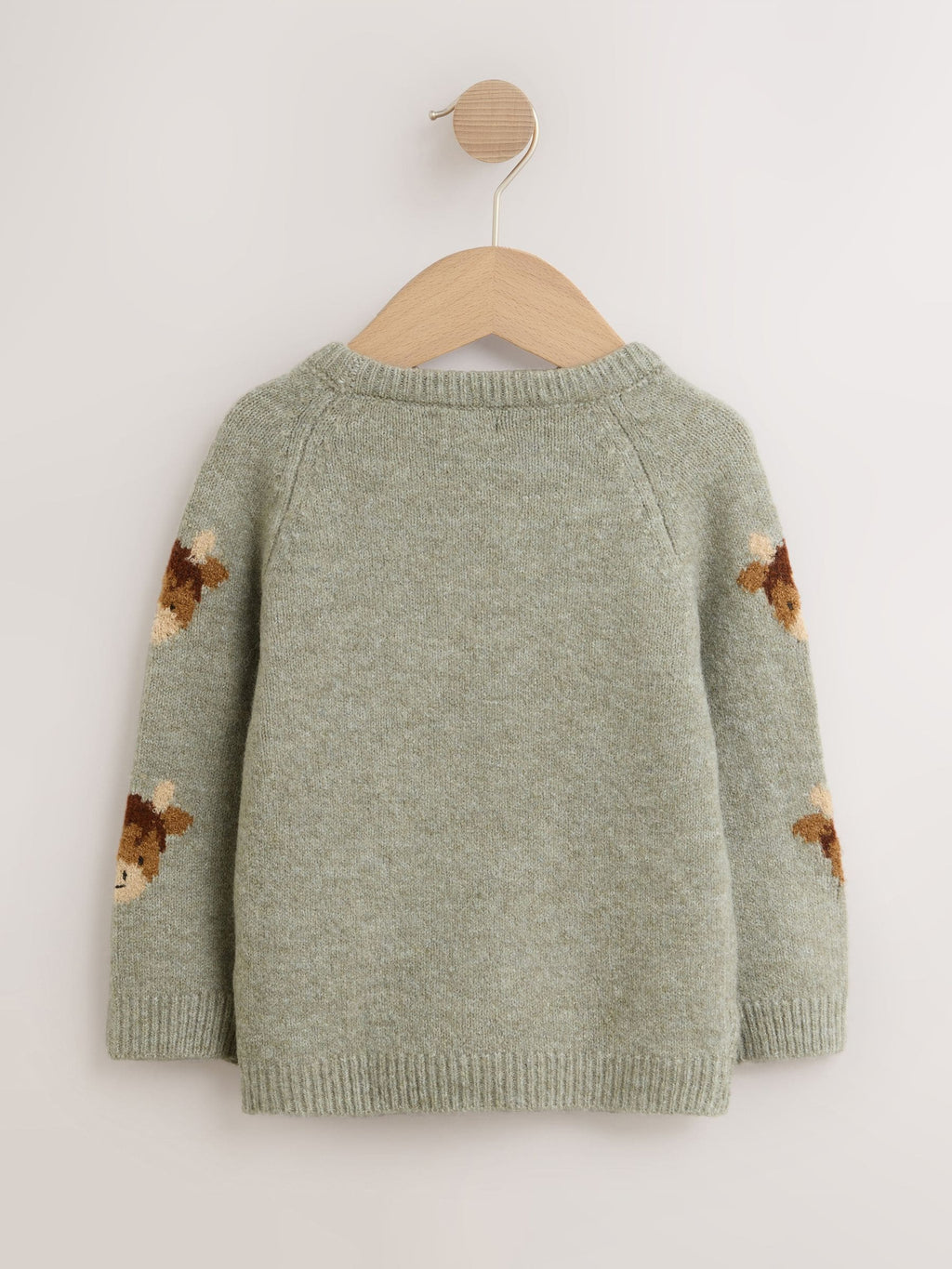Brown Hamish Knitted Crew Neck Jumper (3mths-7yrs)