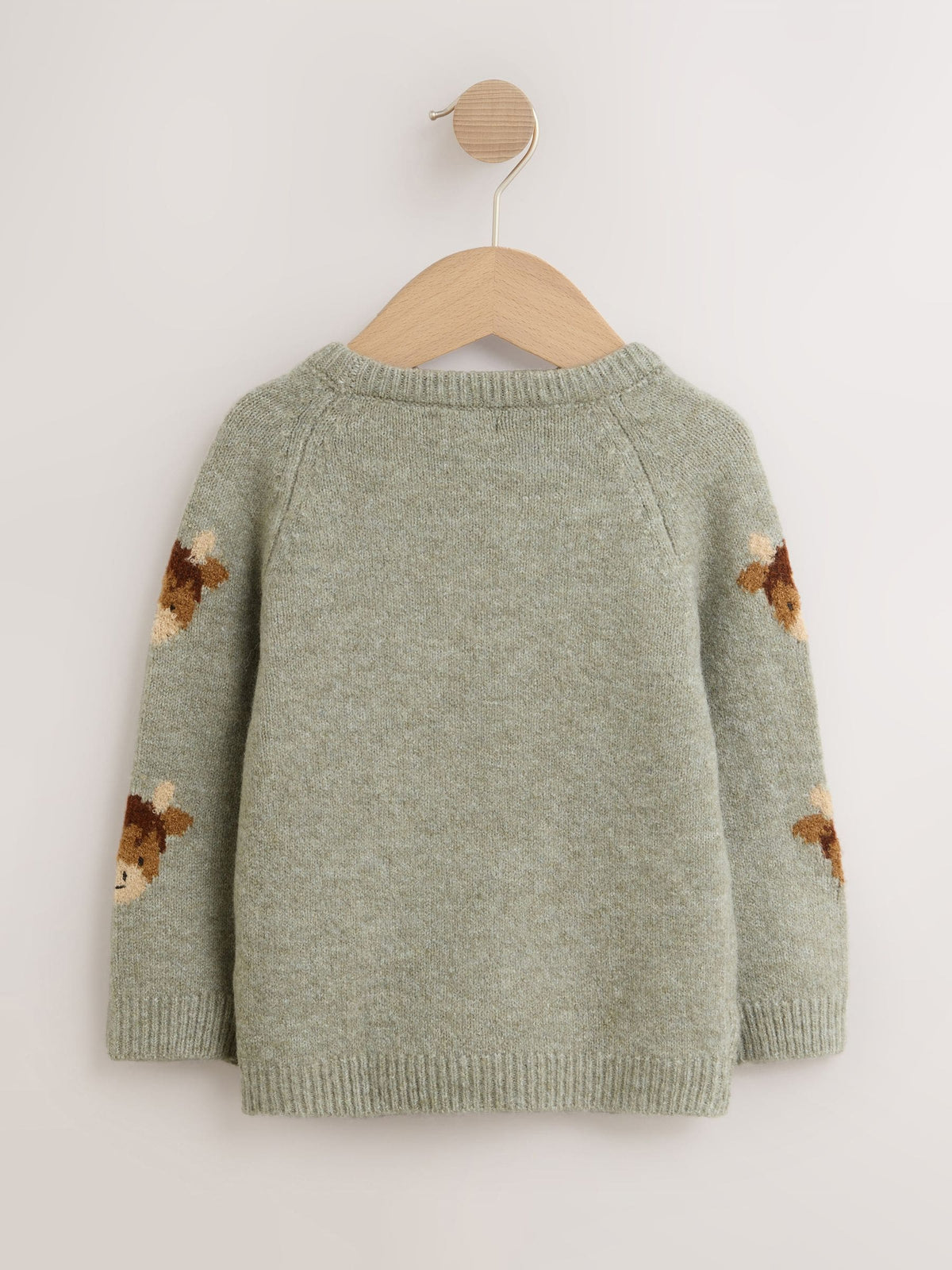 Brown Hamish Knitted Crew Neck Jumper (3mths-7yrs)