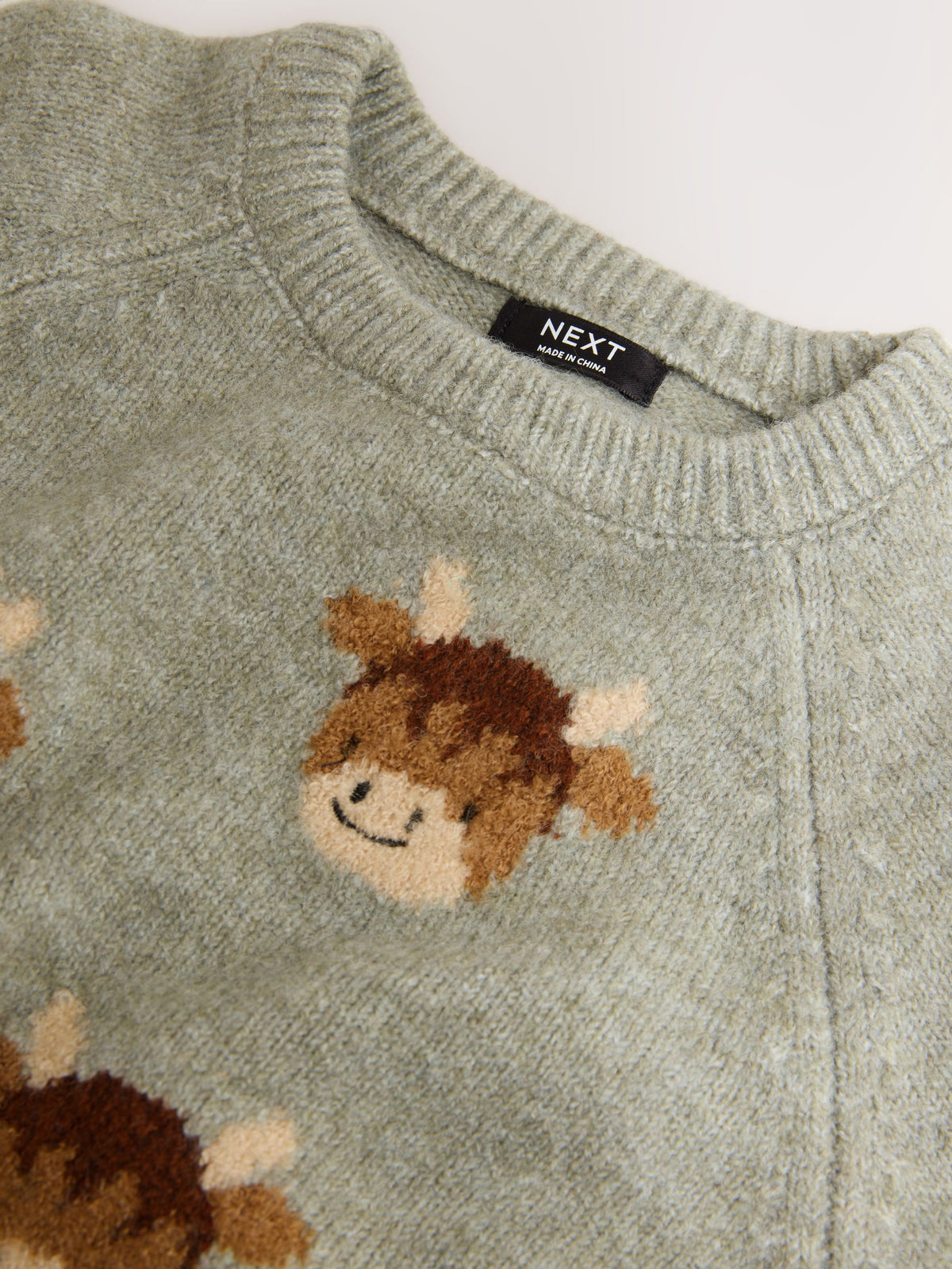 Brown Hamish Knitted Crew Neck Jumper (3mths-7yrs)