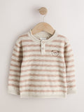 Neutral Bear Knitted Henley Jumper (3mths-7yrs)