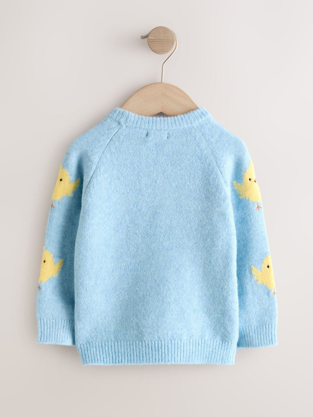 Blue Chick Knitted Crew Neck Jumper (3mths-7yrs)
