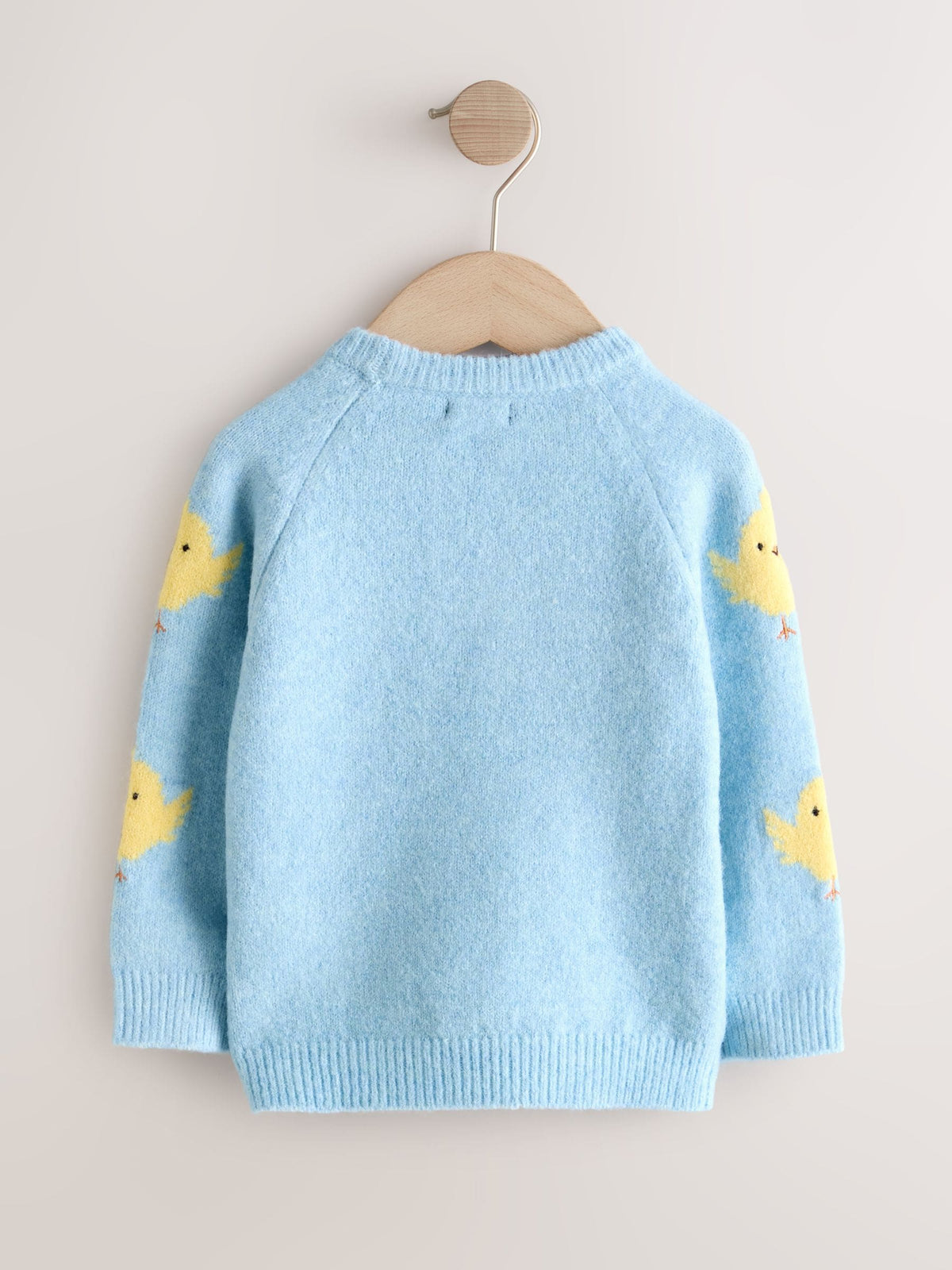 Blue Chick Knitted Crew Neck Jumper (3mths-7yrs)