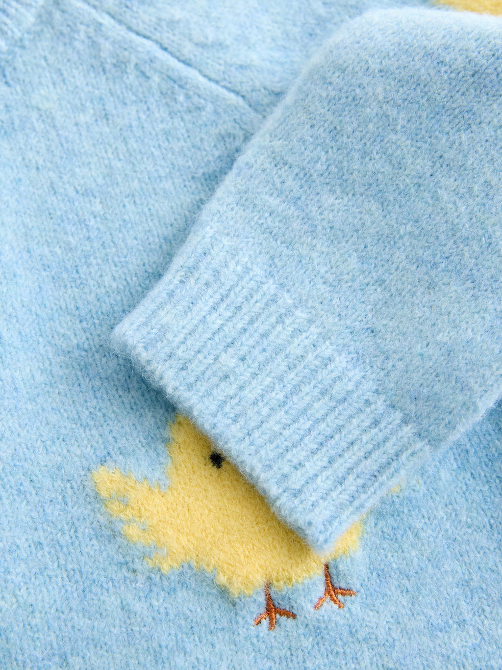 Blue Chick Knitted Crew Neck Jumper (3mths-7yrs)