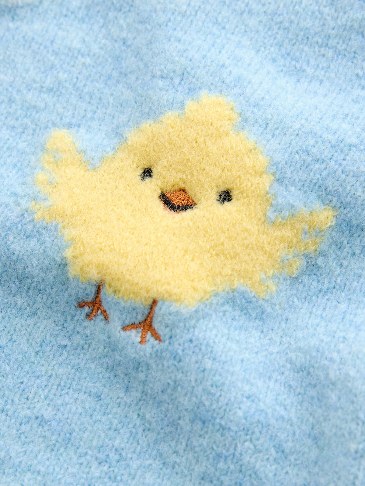 Blue Chick Knitted Crew Neck Jumper (3mths-7yrs)