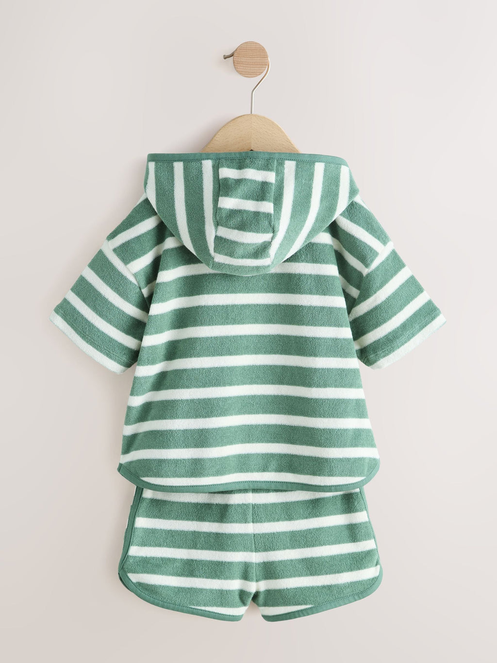 Sage Green Towelling Top and Shorts Set (3mths-7yrs)