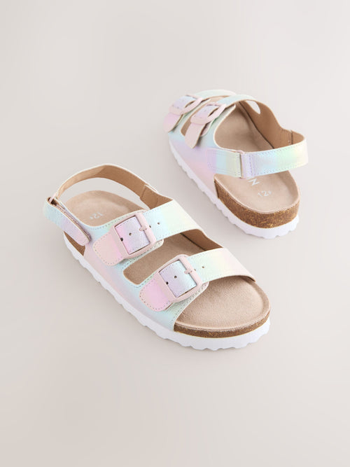 Rainbow Standard Fit (F) Touch and Close Corkbed Sandals