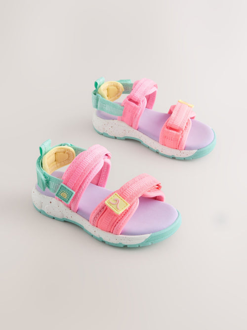 Multi Bright Trekker Sandals