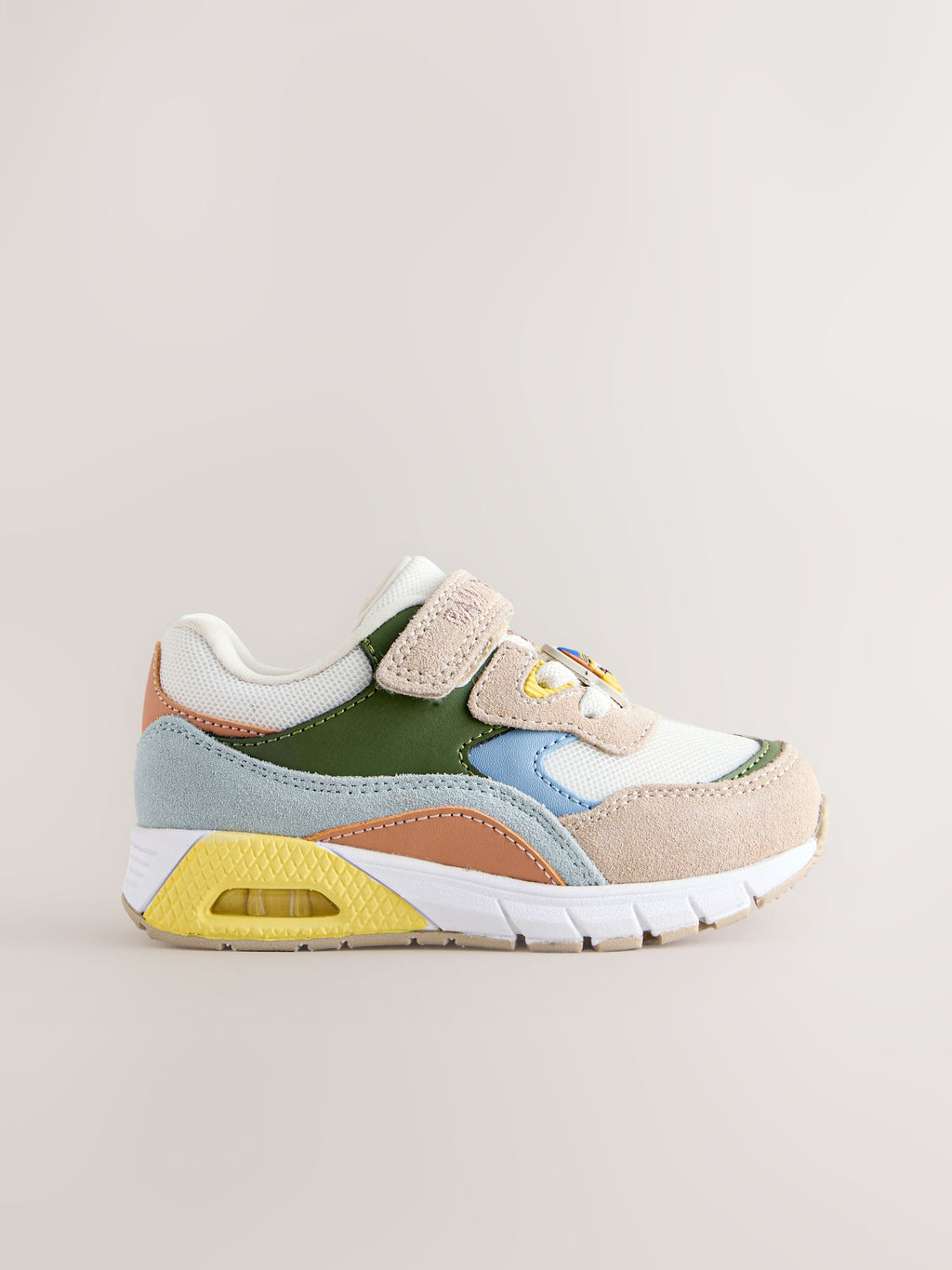 Neutral Paw Patrol Wide Fit (G) Elastic Lace Trainers