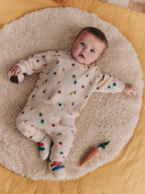 Bright Veg Print Sweat Top and Joggers Baby Set (0mths-2yrs) (0mths-2yrs)