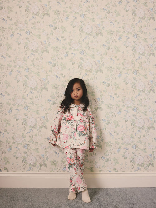 Ecru White Cath Kidston Woven Button Through Pyjamas