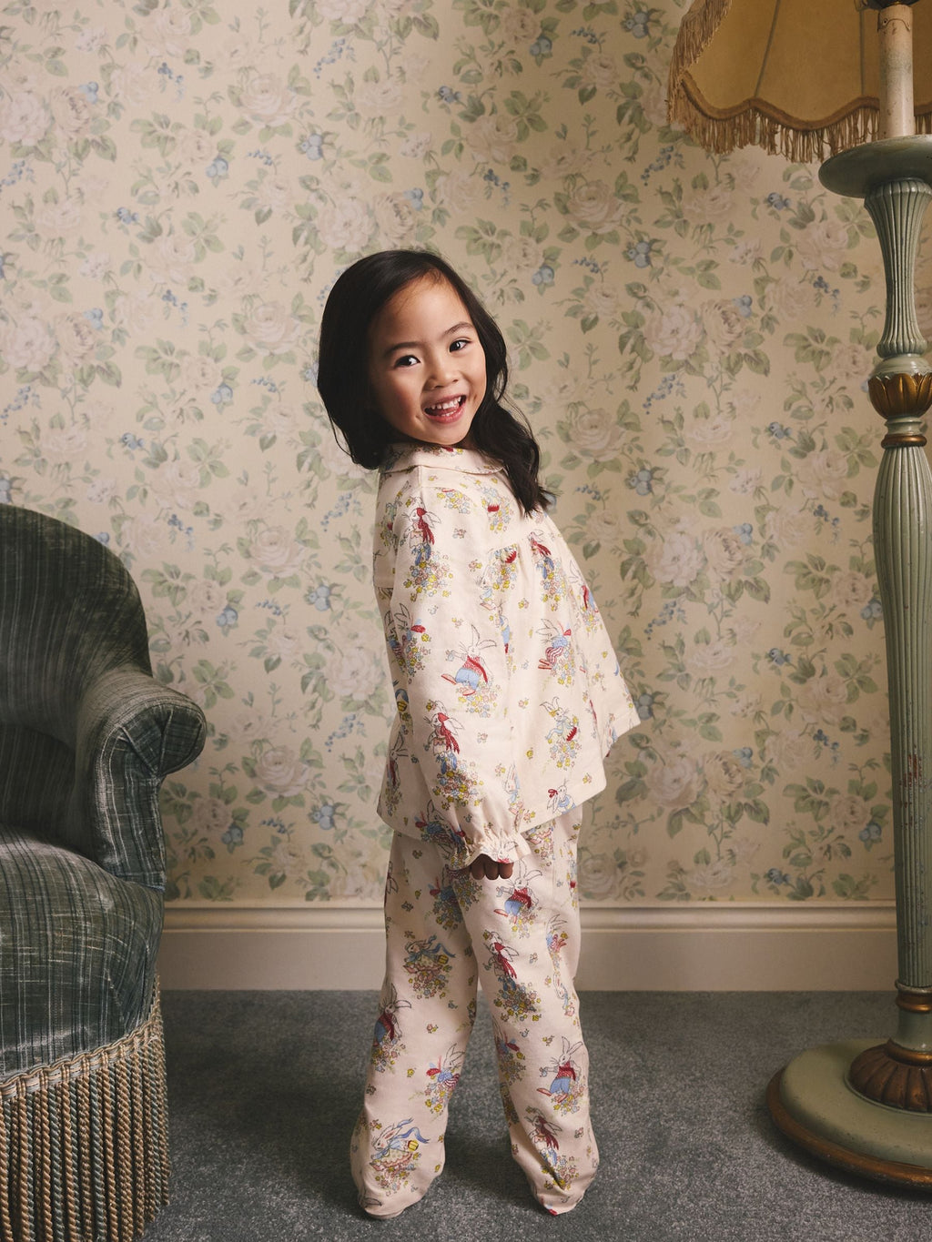 Ecru White Cath Kidston Woven Button Through Pyjamas