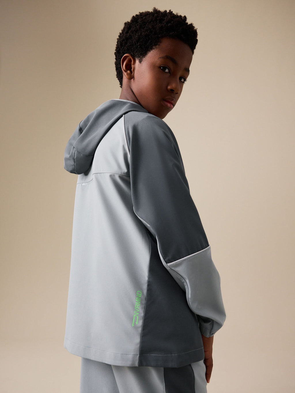 Grey Zip Up Track Jacket (3-16yrs)