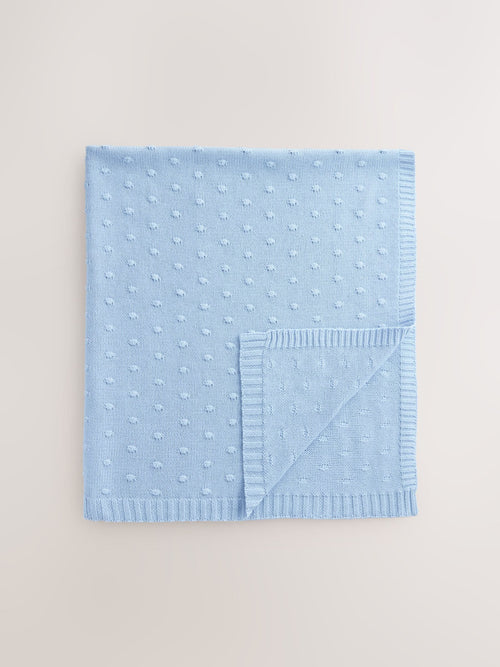 Blue Bobble Blanket