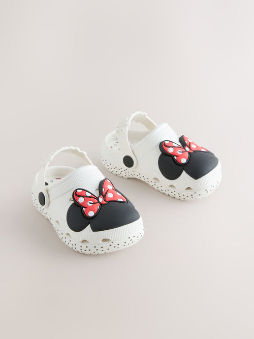 Cream Minnie Mouse Clogs