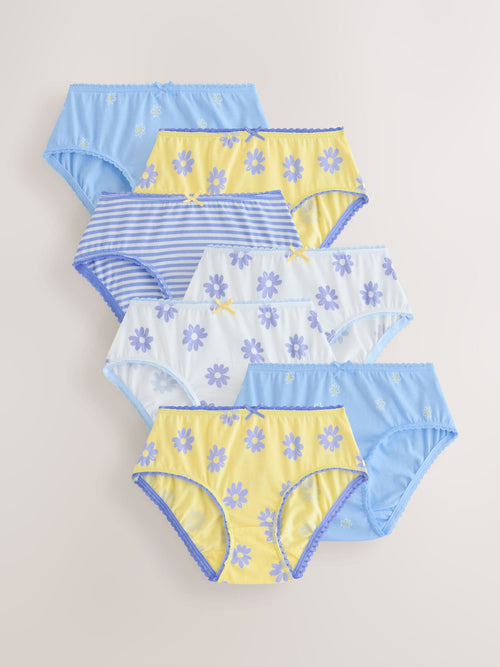 Blue/Yellow Briefs 7 Pack (1.5-16yrs)