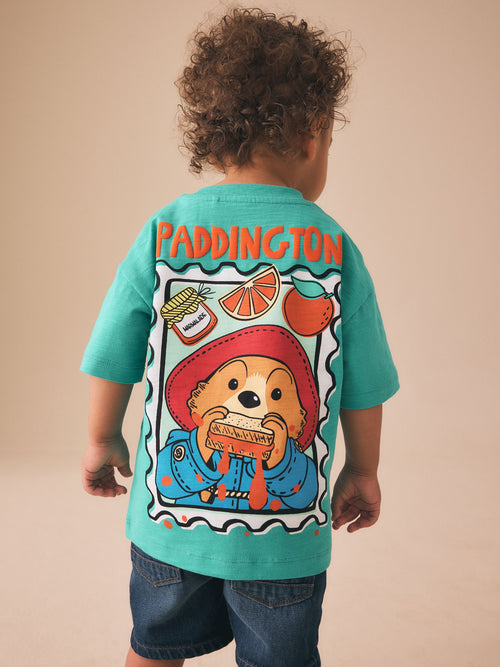 Green Paddington Bear Short Sleeve T-Shirt (3mths-8yrs)