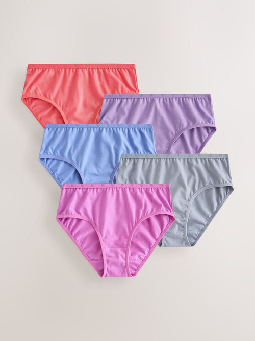 Purple/Pink Briefs 5 Pack (1.5-16yrs)