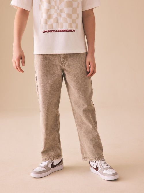 Stone Wide Fit Authentic Jeans (3-16yrs)