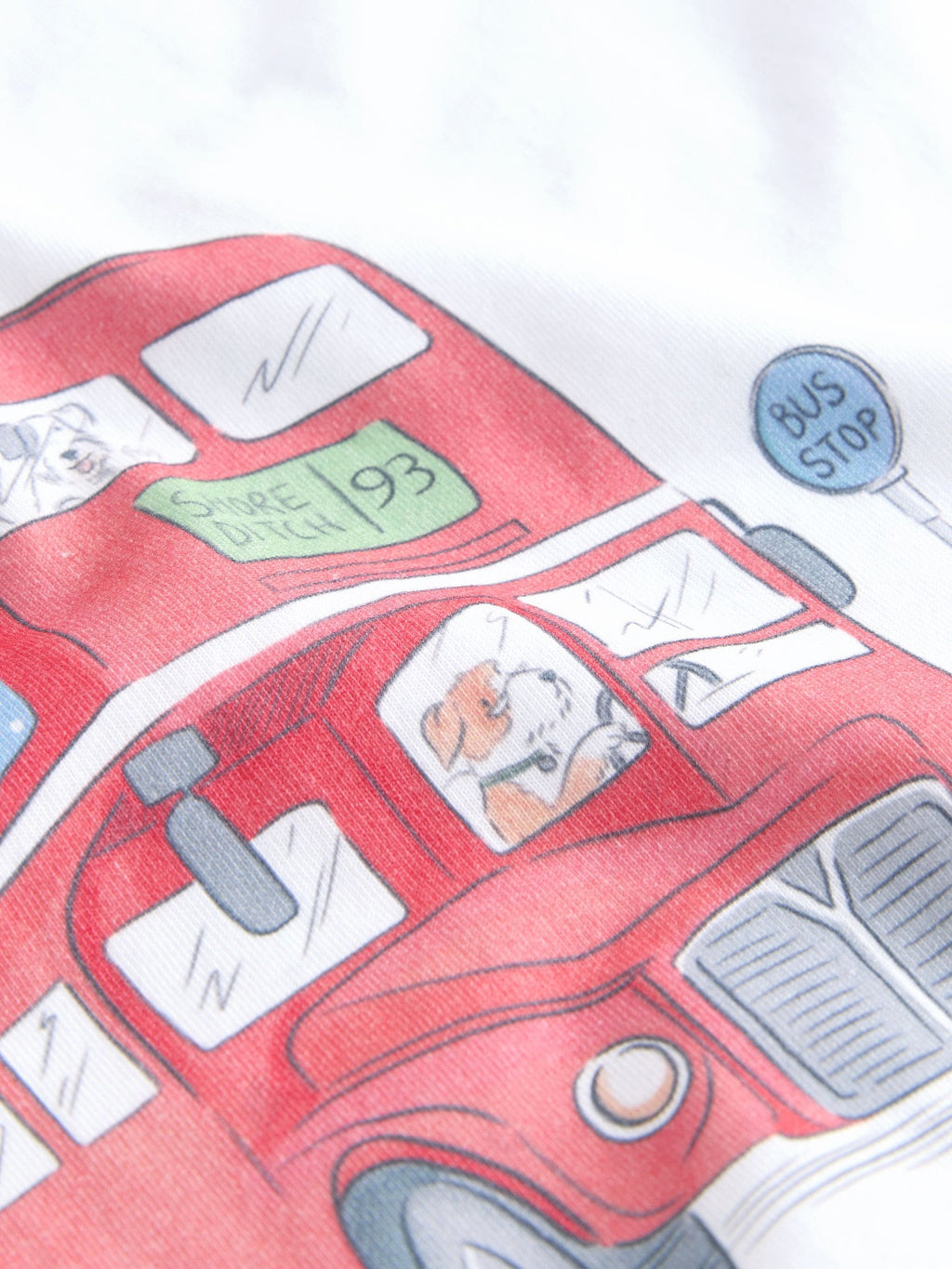 White London Bus Cath Kidston T-Shirt (3mths-7yrs)