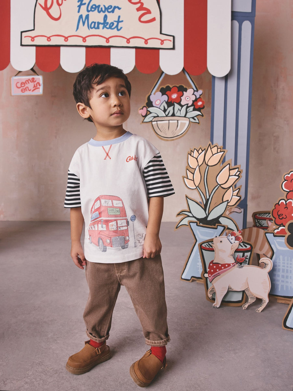White London Bus Cath Kidston T-Shirt (3mths-7yrs)