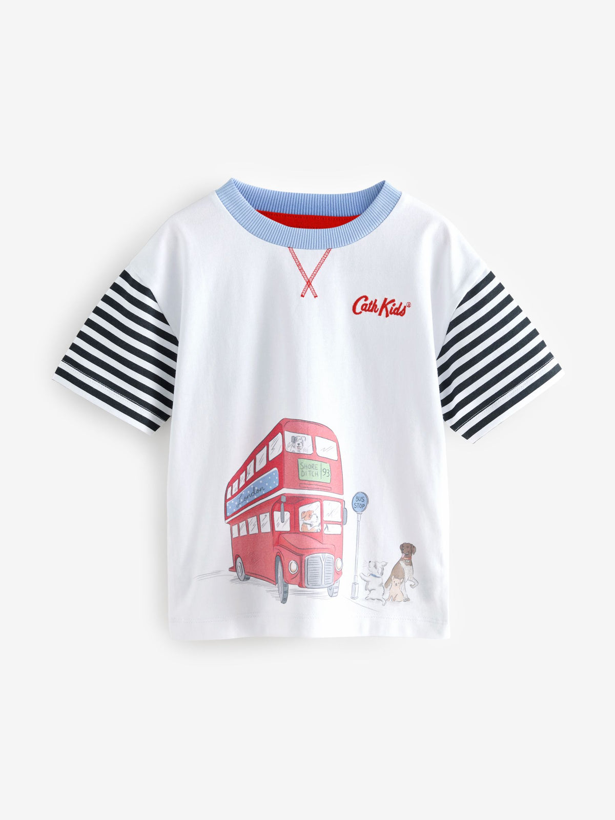 White London Bus Cath Kidston T-Shirt (3mths-7yrs)