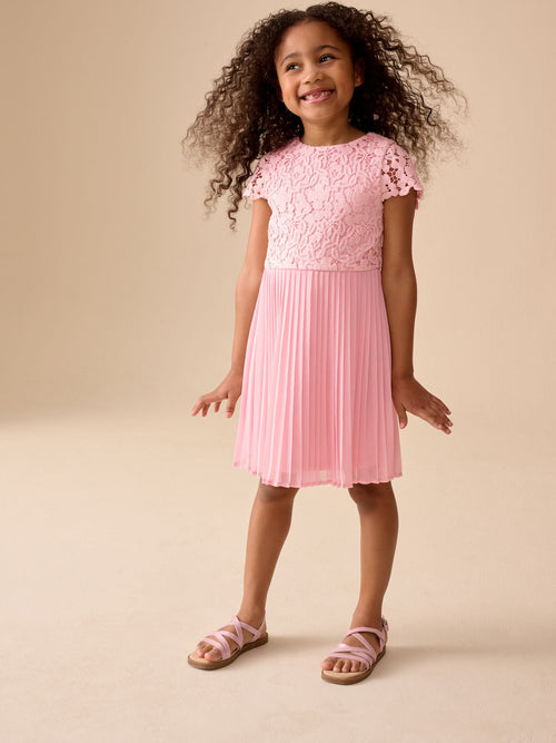 Pale Pink Occasion Dress (3-16yrs)