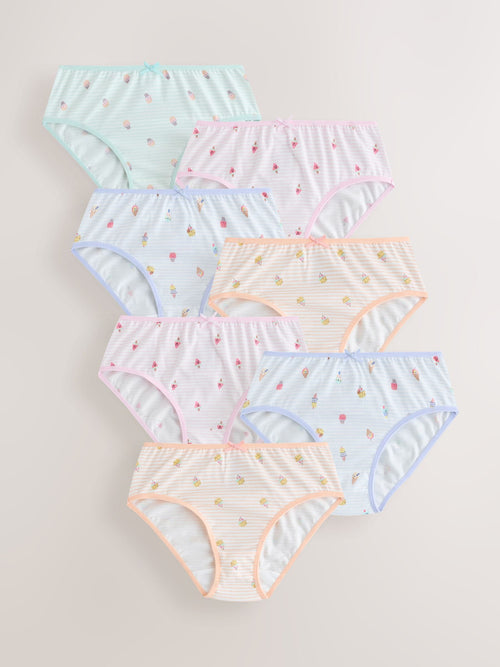 Ice Cream Print Briefs 7 Pack (1.5-14yrs)