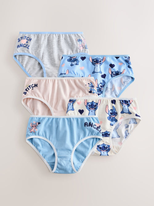 Blue Lilo & Stitch Briefs 5 Pack (1.5-10yrs)