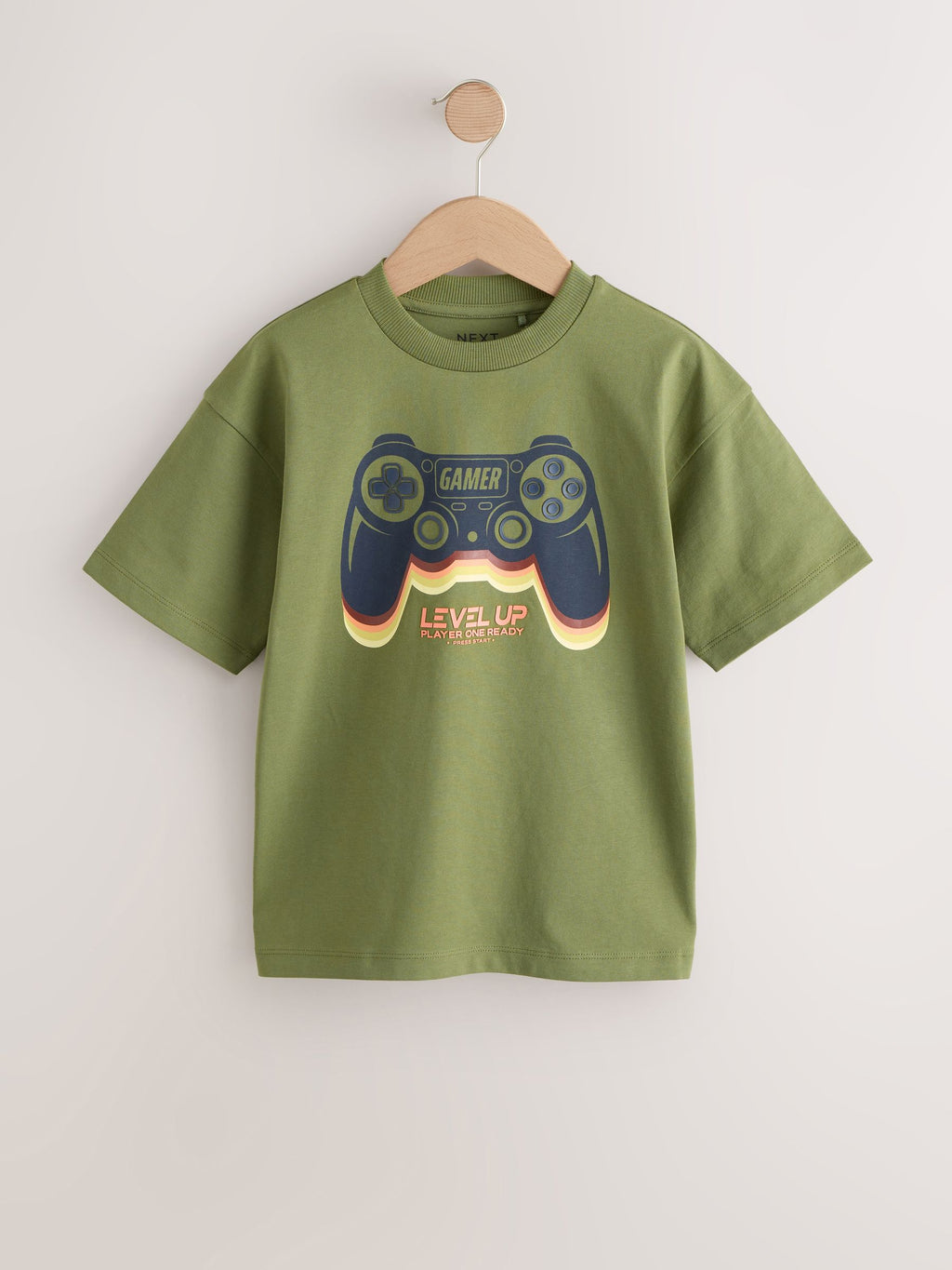 Green Controller Short Sleeve Graphic T-Shirt (3-16yrs)