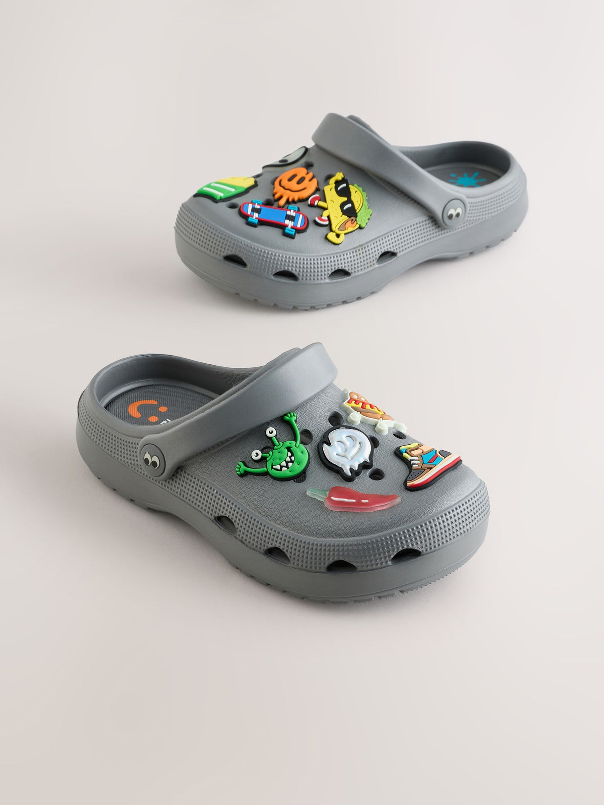 Grey Random Comfort Clogs
