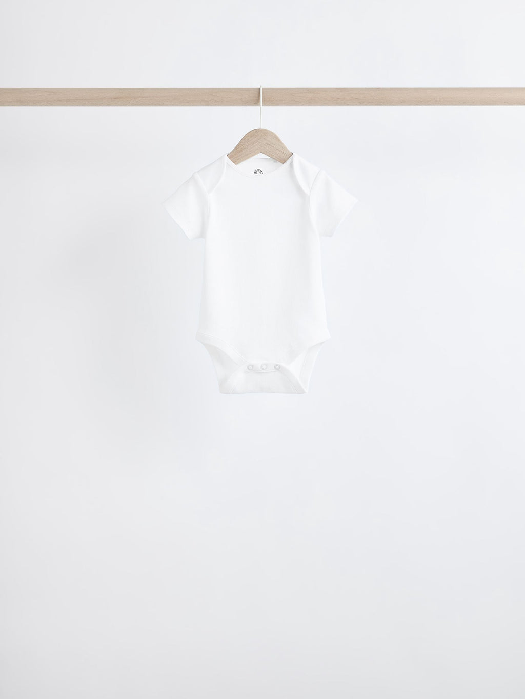 Grey/White Short Sleeve Bodysuits 5 Pack