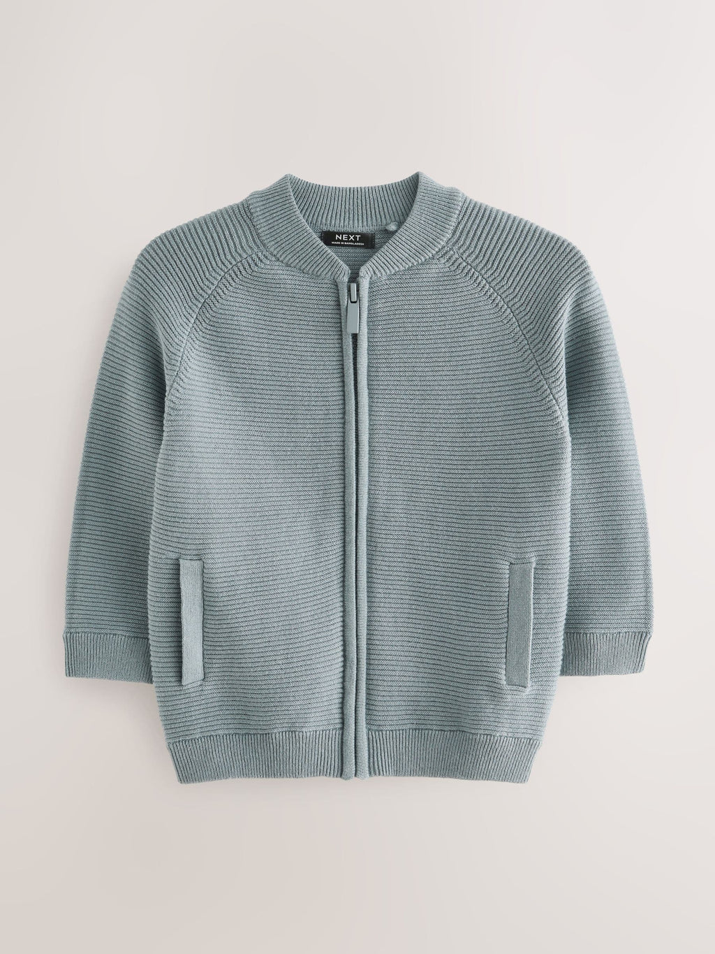 Blue Zip Through Cardigan (3mths-7yrs)