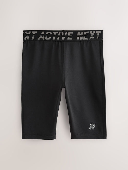 Black Base Layer Shorts (3-16yrs)