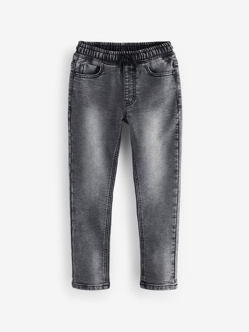 Grey Skinny Fit Stretch Elasticated Waist Jeans (3-16yrs)