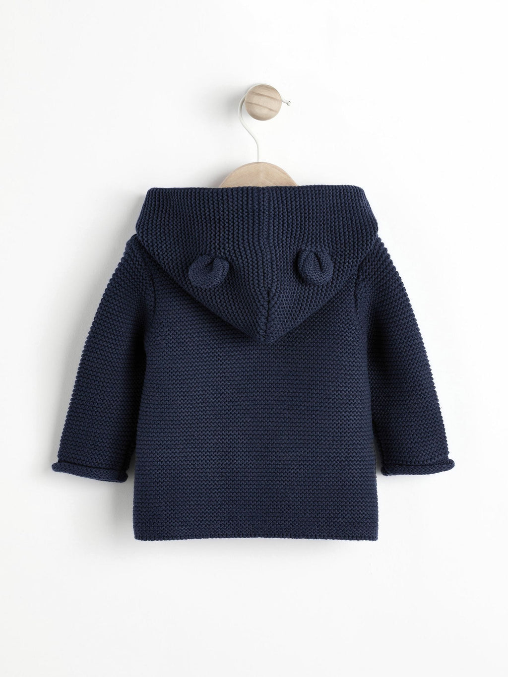 Navy Blue Knitted Baby Cardigan (0mths-2yrs)