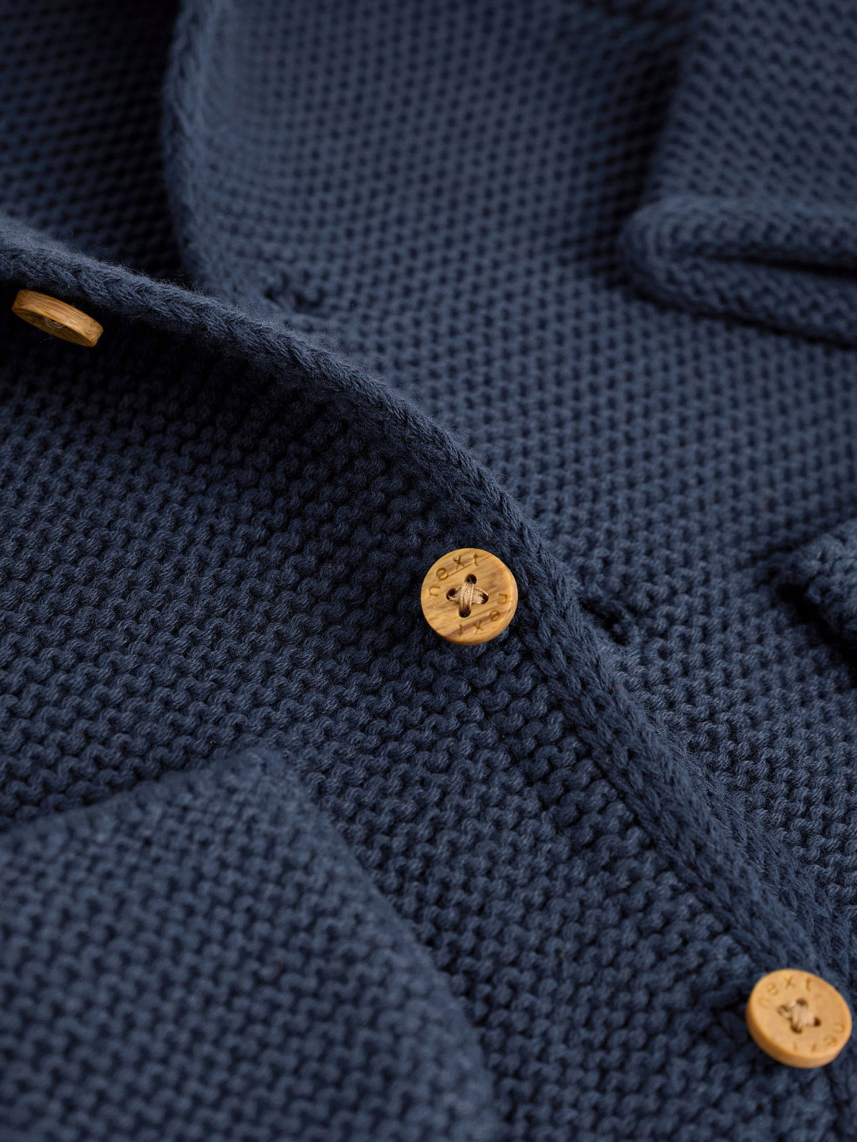 Navy Blue Knitted Baby Cardigan (0mths-2yrs)
