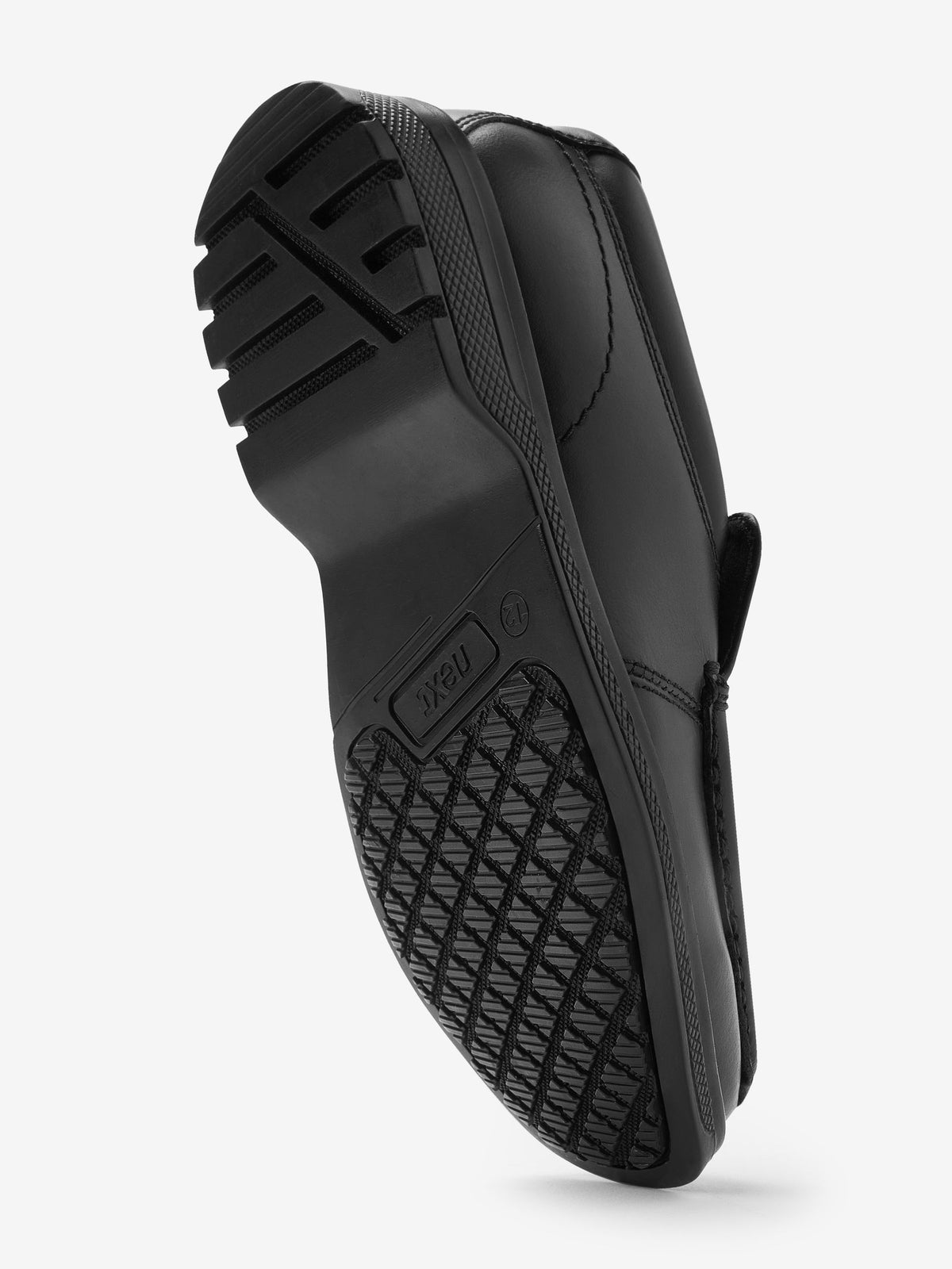 Black School Leather Loafer Shoes