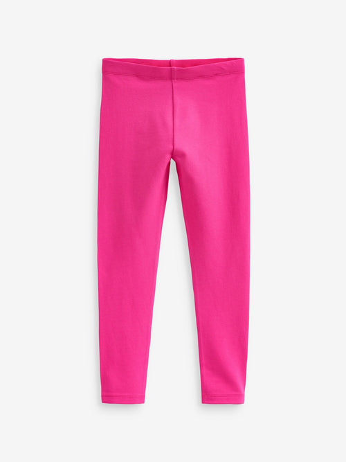 Bright Pink Regular Fit Leggings (3-16yrs)