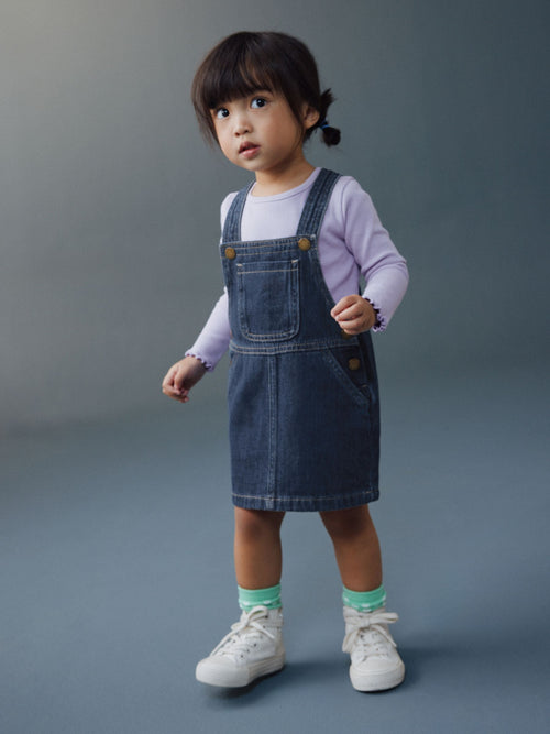Indigo Blue Denim Pinafore Dress (3mths-7yrs)